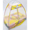 5 Pieces - Snuggle Bed - Yellow & Pink - Large