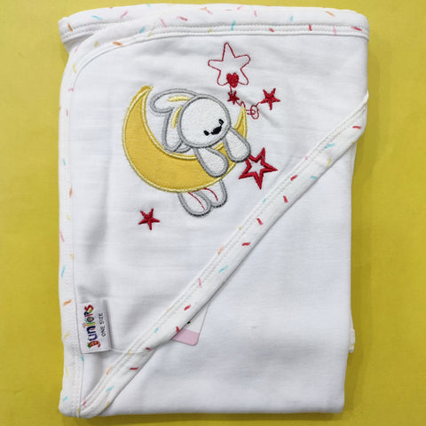 Junior's Baby Wrapping Sheet - Stars & Moon