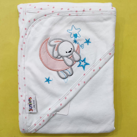 Junior's Baby Wrapping Sheet - Stars & Moon