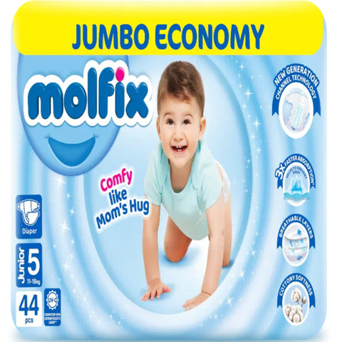 Molfix Diapers Pack Size 5 - 44 Pcs