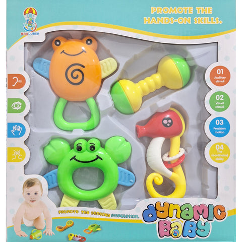 4 Pieces - Dynamic - Rattle Set