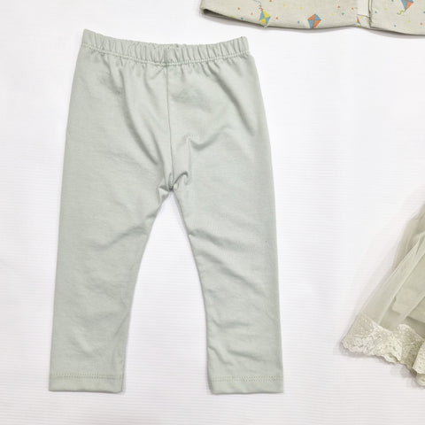 3 Pieces - Frock Set - Kites - Green