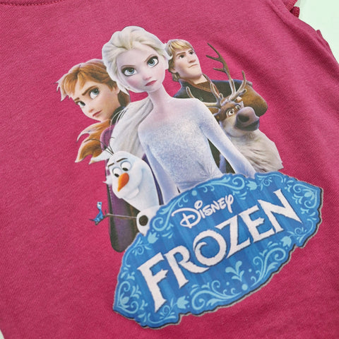 2 Pieces - Suit Set - Frozen - Shocking Pink
