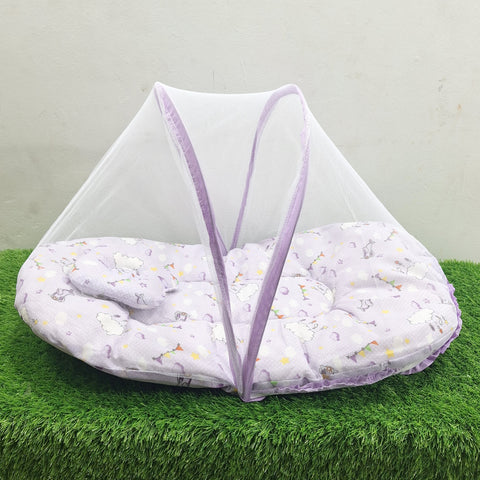 Smart Baby - Elastic Mosquito Bed Net - Clouds