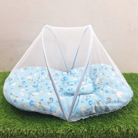Smart Baby - Elastic Mosquito Bed Net - Clouds