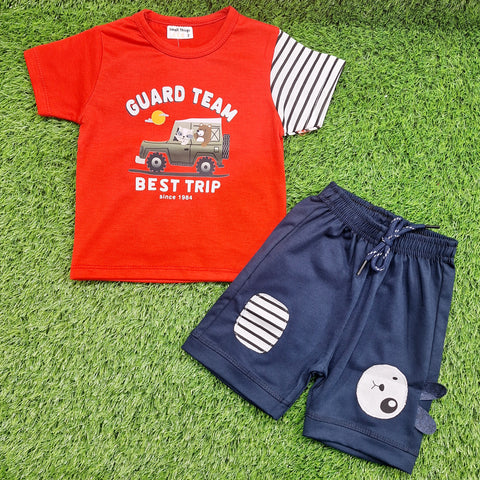 T-Shirt & Shorts - Guard Team - Red