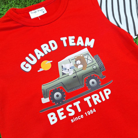 T-Shirt & Shorts - Guard Team - Red
