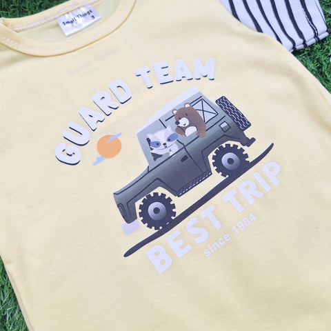 T-Shirt & Shorts - Guard Team - Yellow