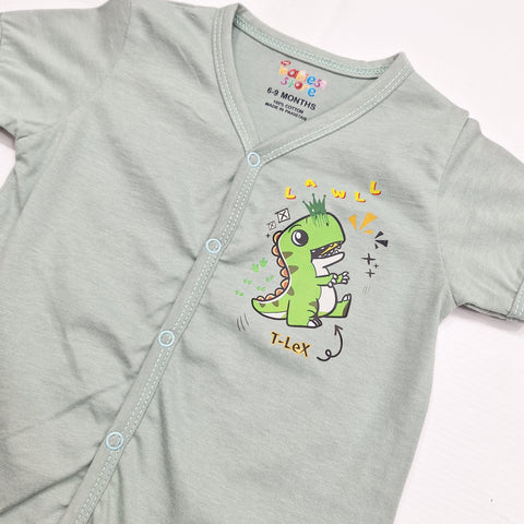 TBS_BRL - Pack of 3 - Short Leg Rompers - Jungle Fun
