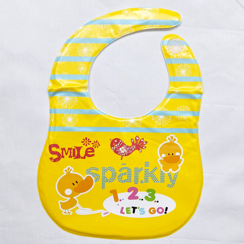 Baby Bib - Yellow - Smile