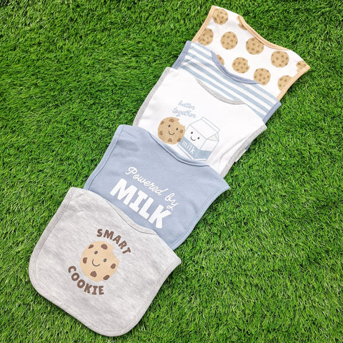 Aifeier - Pack of 5 Bibs - Boys - Theme 10