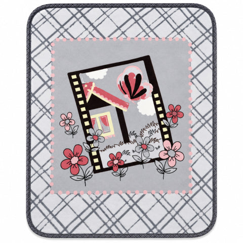Double Ply Baby Plush Blanket - Grey - Home (42*33 Inches)