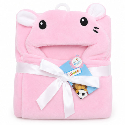 Kolaco - Hoodie Blanket - Pink - Two Eyes