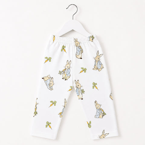 Cotton Jersey Causal Wear Trouser - White - Bunny