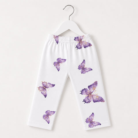 Cotton Jersey Causal Wear Trouser - White - Butterfly