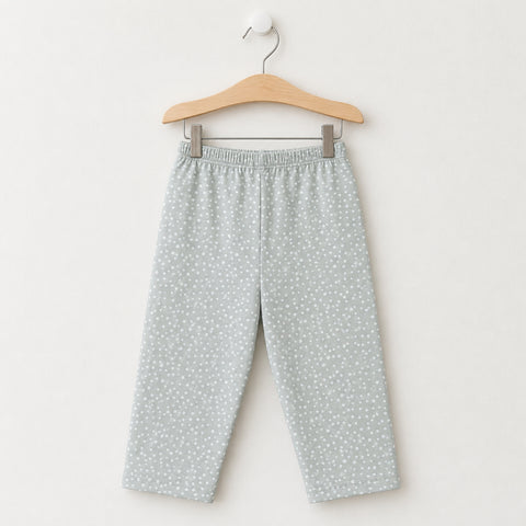 Cotton Jersey Causal Wear Trouser - Grey - Polka