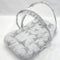 Mosquito Bed Net - Gray Triangles