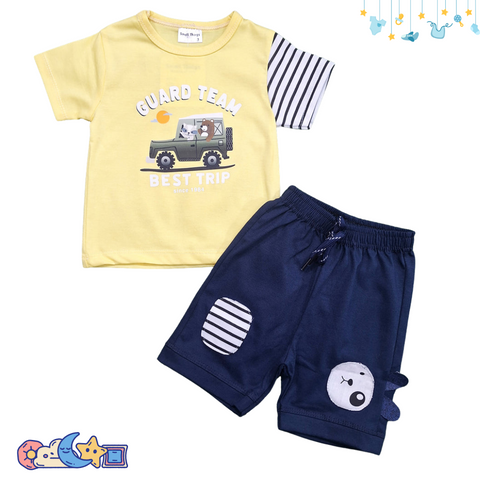 T-Shirt & Shorts - Guard Team - Yellow