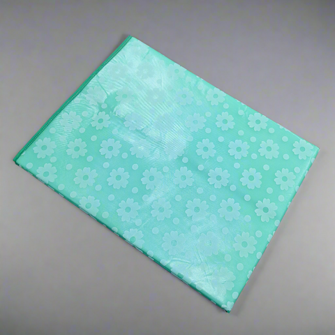 Diaper Changing Mat - Flowers - Green