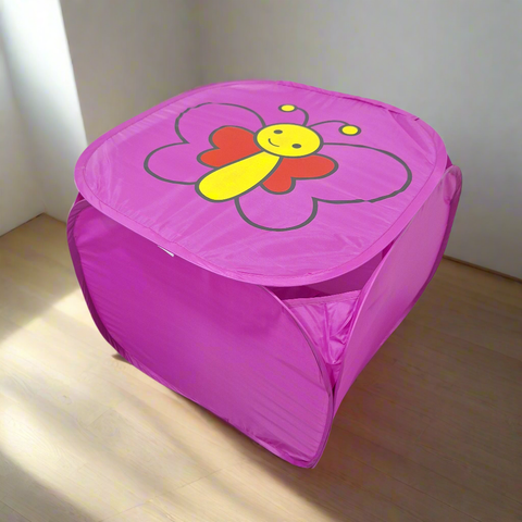 Laundry Basket - Butterfly - Purple
