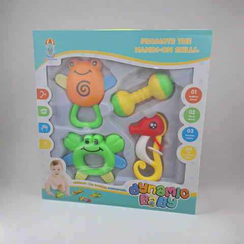 4 Pieces - Dynamic - Rattle Set