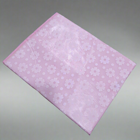 Diaper Changing Mat - Flowers - Pink