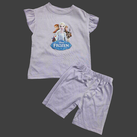 2 Pieces - Suit Set - Frozen - Purple