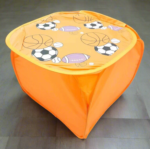 Laundry Basket - Football - Orange