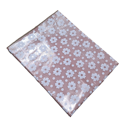 Diaper Changing Mat - Flowers - Brown
