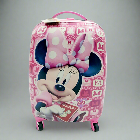 4 Wheels - Kids Travel Trolley - Pink - Minnie Mouse