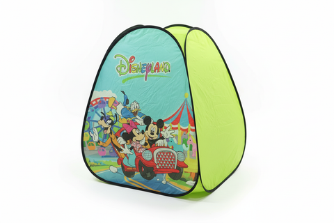 Enhanced Disney tent on white surface