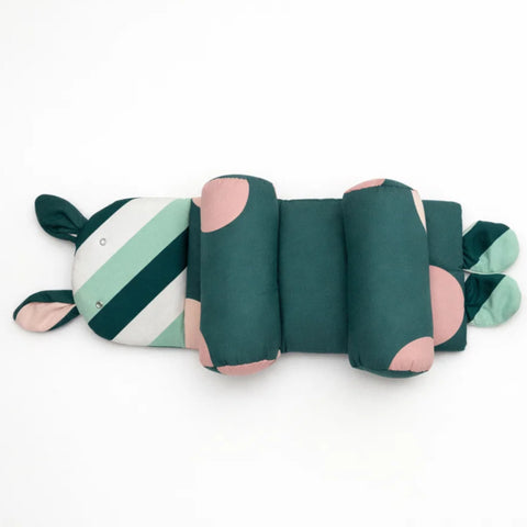 Head Shaping Pillow for Round Head - Green - Plain