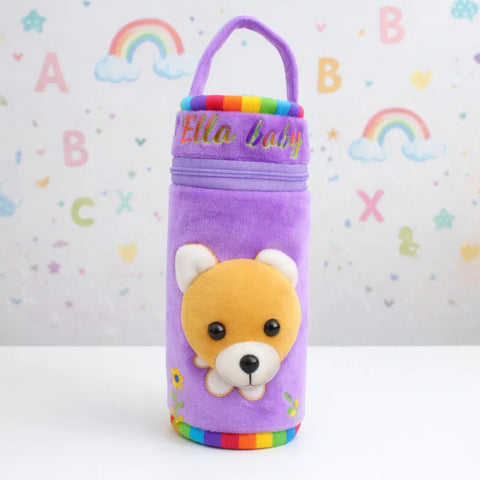 Character Feeder Cover - Purple - Bear