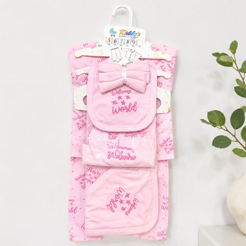 Newborn Starter Set - 9 Pieces - Welcome - Pink