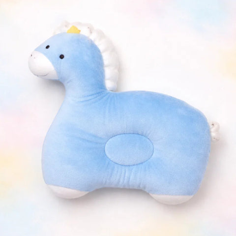 Plush Pillow - Blue - Camel