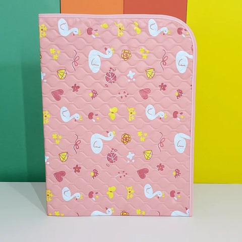 Diaper Changing Sheet - Large - Pink - Flamingo