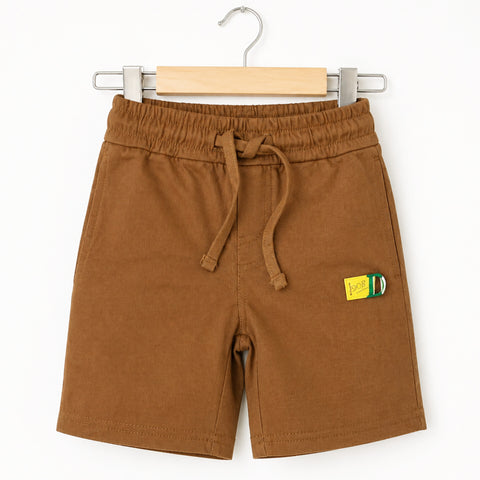 Bonton - Cotton Jersey Shorts - Brown - (1-6Y)
