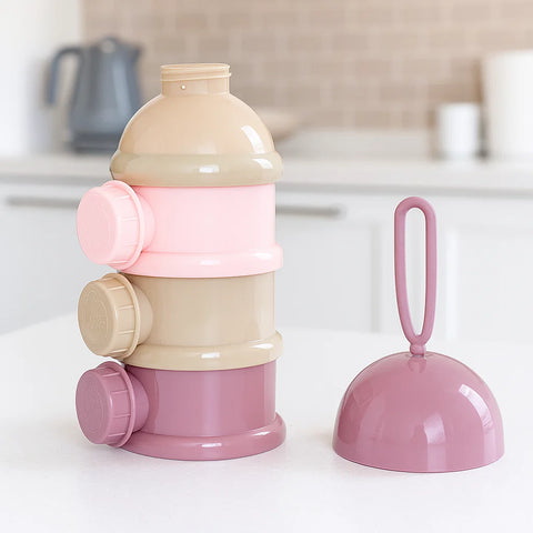 3-Layer Milk Powder Container - Purple