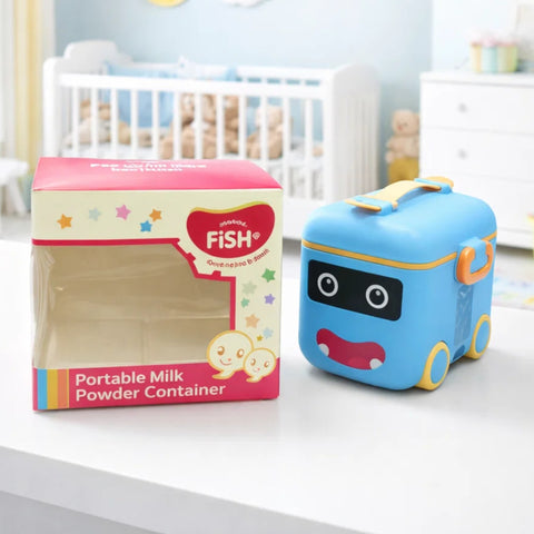 Fish - Milk Container - Bus - Blue