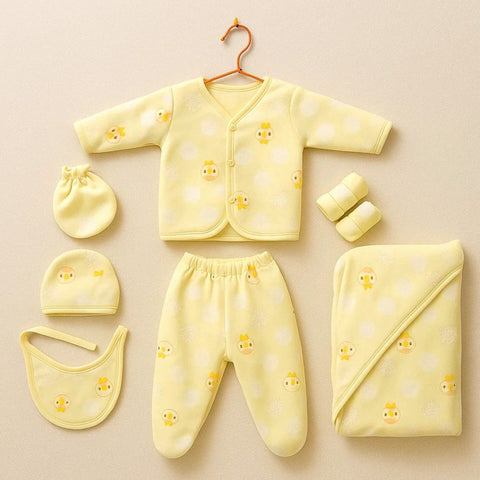 Fleece - 8 Pieces - Starter Set - Yellow - Penguin
