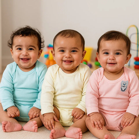 TBS - Pack of 3 - Plain Bodysuits - Colors