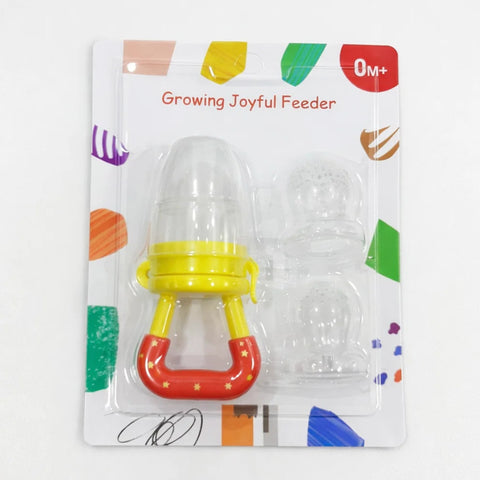 4 Pieces - Joyful - Fruit Pacifier - Yellow