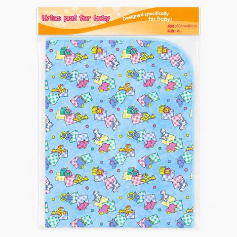 Diaper Changing Sheet - Large - Blue - Animals