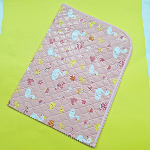 Diaper Changing Sheet - Large - Pink - Flamingo