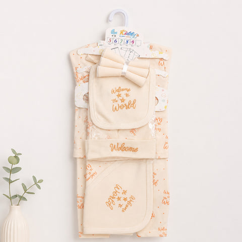 Newborn Starter Set - 9 Pieces - Welcome - Yellow