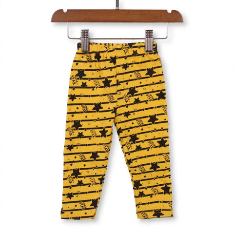 Terry Baby Trouser – Yellow Star | Winter Trouser 3 Months–6 Years