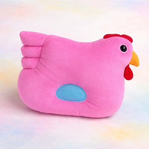 Aifeier - Plush Pillow - Pink - Hen