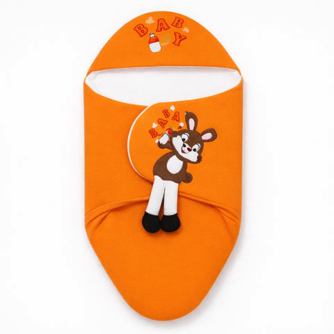 HY - Swaddle Wrap - Orange - Rabbit