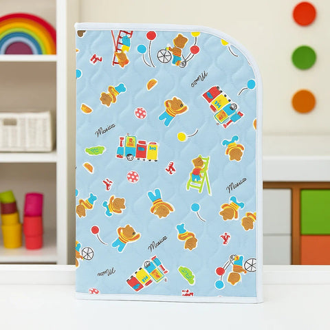 Diaper Changing Sheet - Mini - Blue - Bears