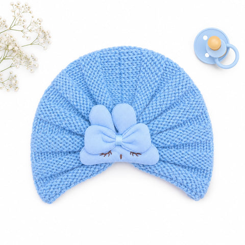 Winter Turban Cap - Blue